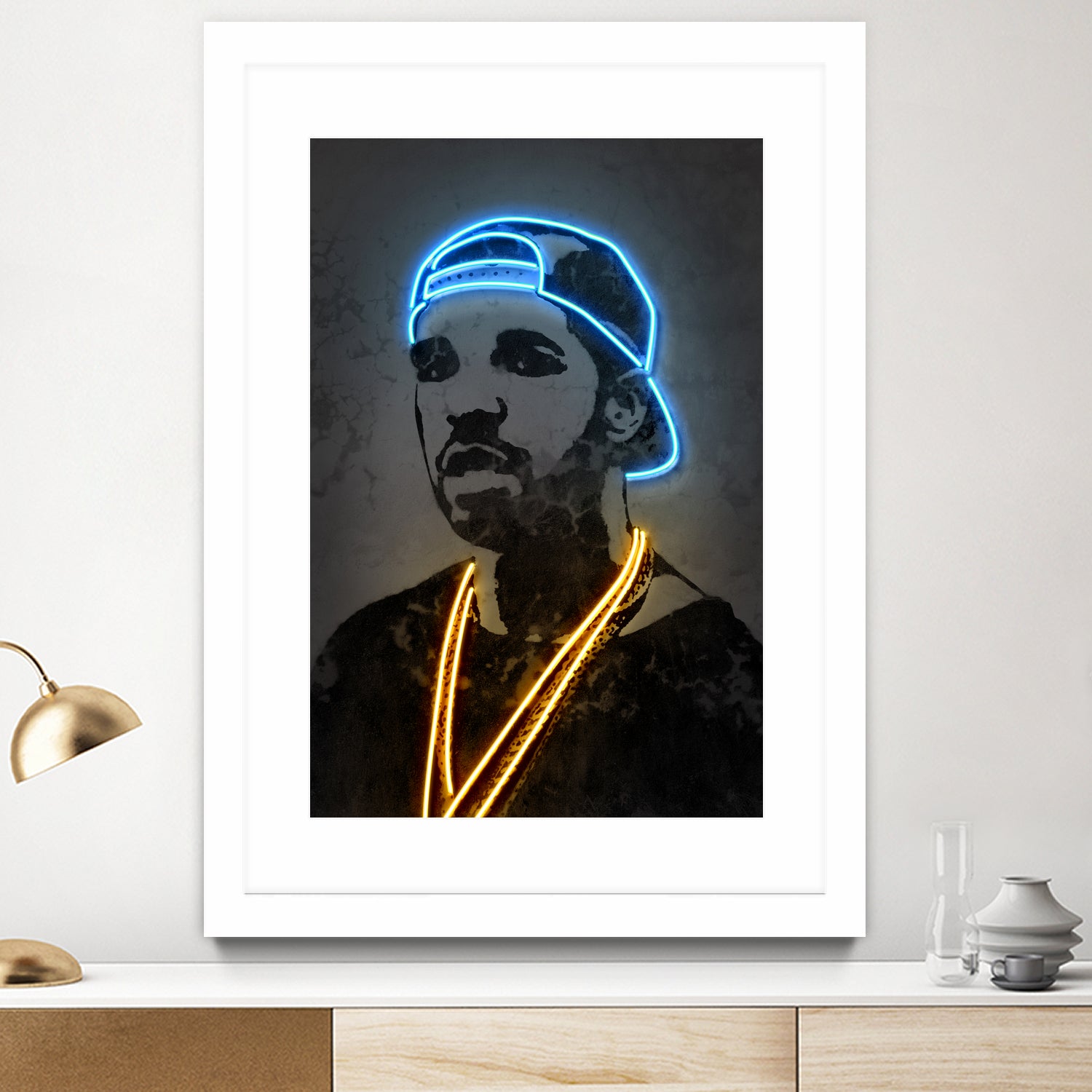 Drake by Octavian Mihai Mielu on GIANT ART - blue digital painting