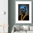 Drake by Octavian Mihai Mielu on GIANT ART - blue digital painting