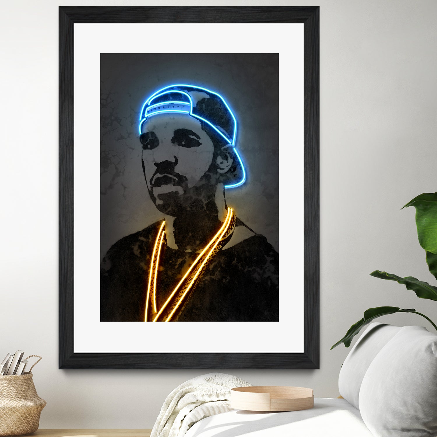 Drake by Octavian Mihai Mielu on GIANT ART - blue digital painting