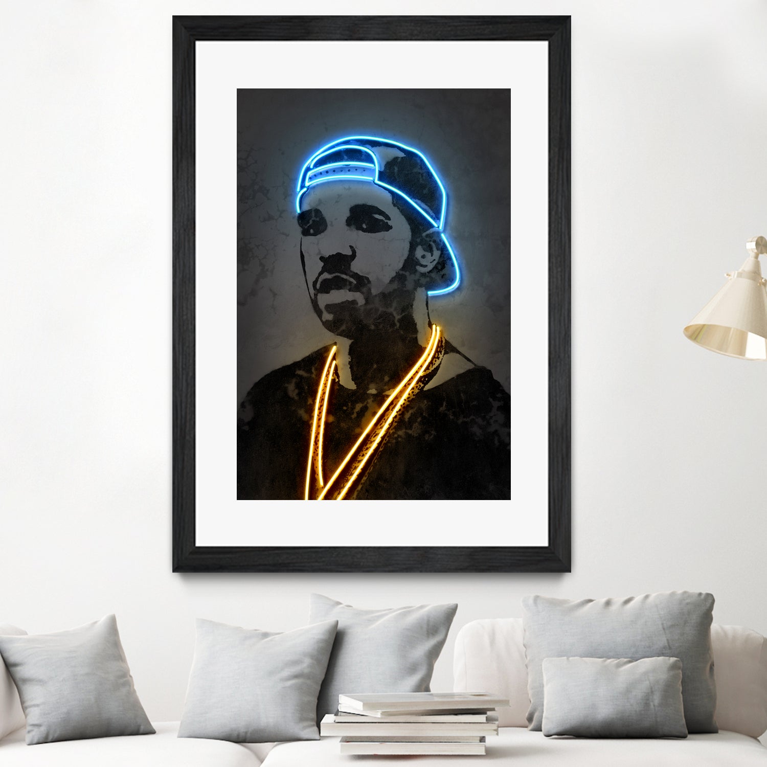 Drake by Octavian Mihai Mielu on GIANT ART - blue digital painting