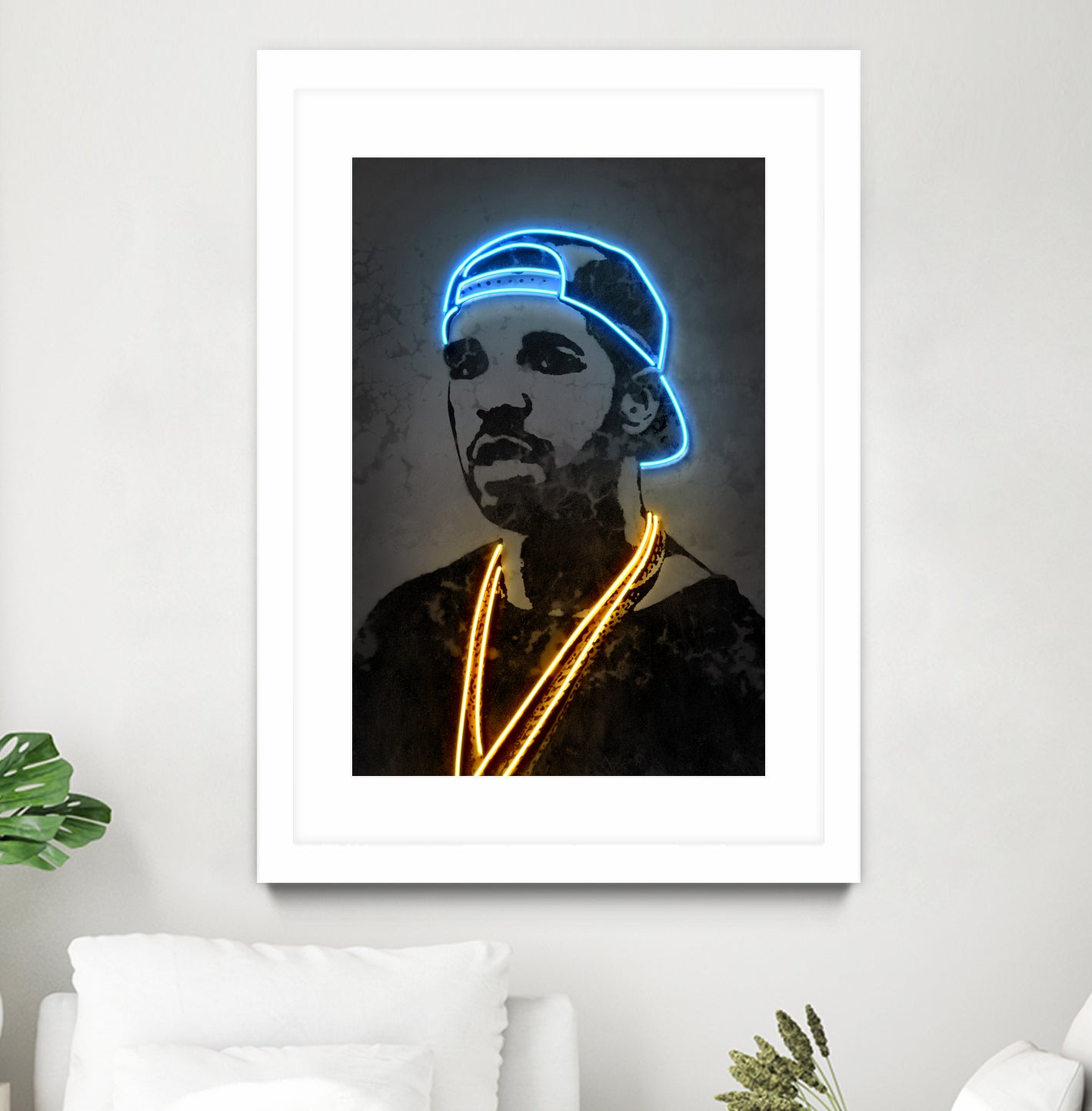 Drake by Octavian Mihai Mielu on GIANT ART - blue digital painting