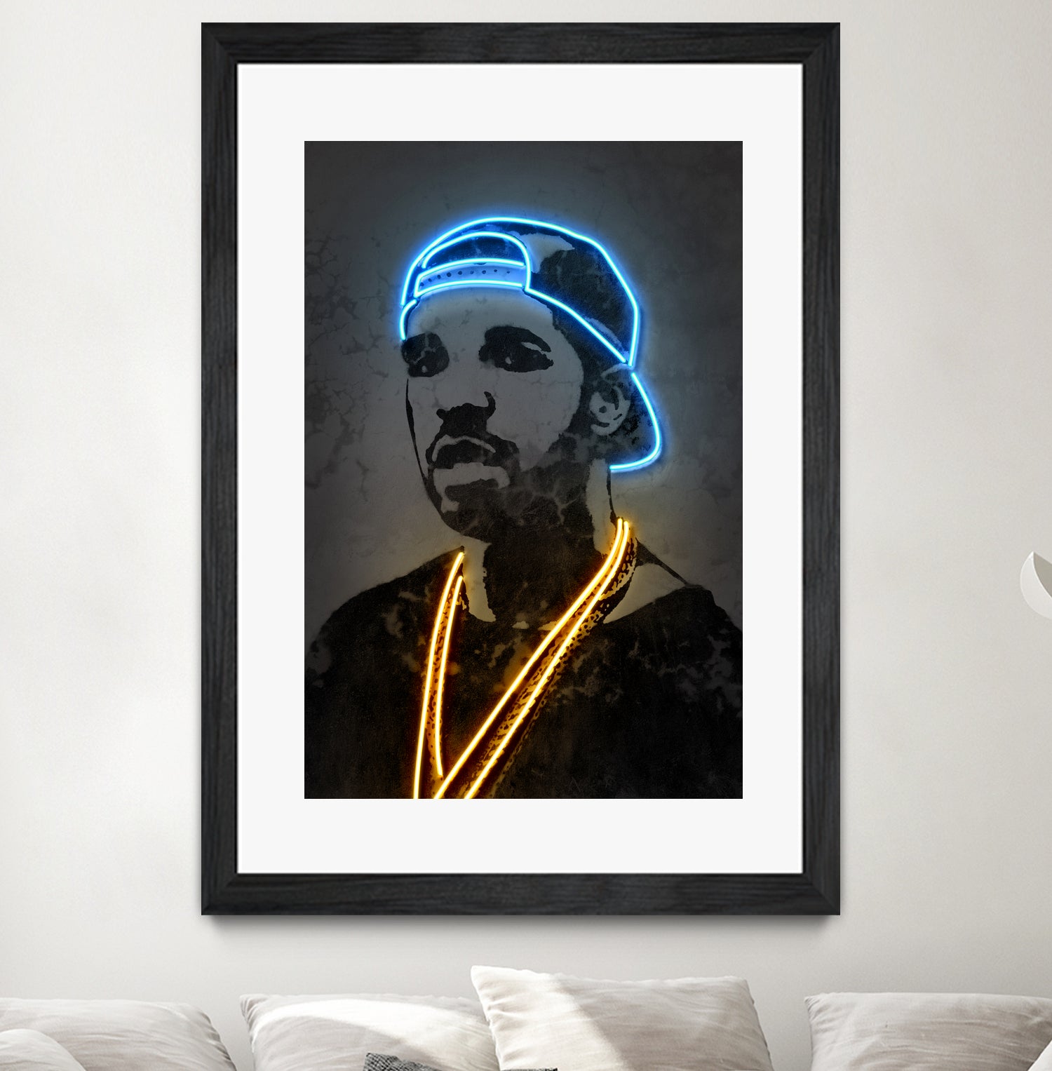 Drake by Octavian Mihai Mielu on GIANT ART - blue digital painting