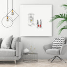 Subterranean Homesick Blues by Jason Ratliff on GIANT ART - white digital painting