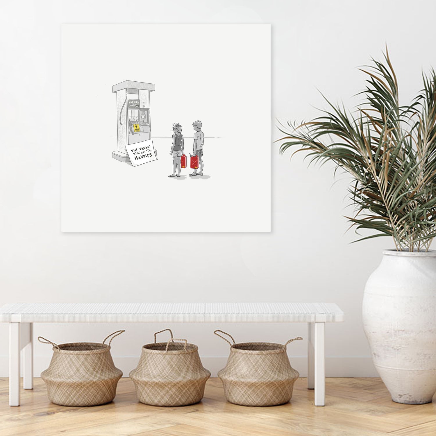 Subterranean Homesick Blues by Jason Ratliff on GIANT ART - white digital painting