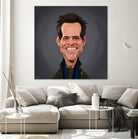 Jim Carrey by Rob Snow on GIANT ART - brown digital painting