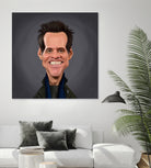 Jim Carrey by Rob Snow on GIANT ART - brown digital painting