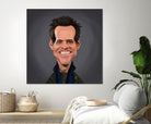 Jim Carrey by Rob Snow on GIANT ART - brown digital painting