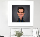 Jim Carrey by Rob Snow on GIANT ART - brown digital painting