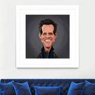 Jim Carrey by Rob Snow on GIANT ART - brown digital painting