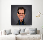 Jim Carrey by Rob Snow on GIANT ART - brown digital painting