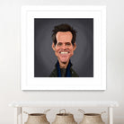 Jim Carrey by Rob Snow on GIANT ART - brown digital painting