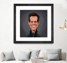 Jim Carrey by Rob Snow on GIANT ART - brown digital painting