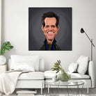 Jim Carrey by Rob Snow on GIANT ART - brown digital painting