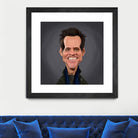 Jim Carrey by Rob Snow on GIANT ART - brown digital painting