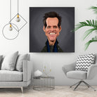 Jim Carrey by Rob Snow on GIANT ART - brown digital painting