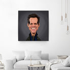 Jim Carrey by Rob Snow on GIANT ART - brown digital painting