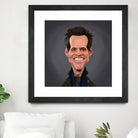 Jim Carrey by Rob Snow on GIANT ART - brown digital painting