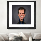 Jim Carrey by Rob Snow on GIANT ART - brown digital painting