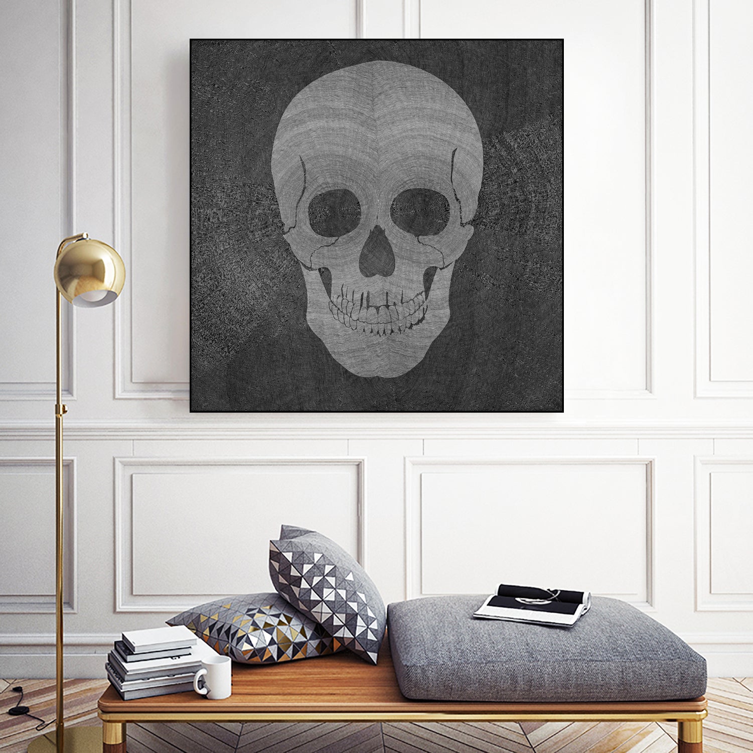 Memento Mori I (153 hours 35 minutes) by Victor Fitzsimons on GIANT ART - black digital drawing