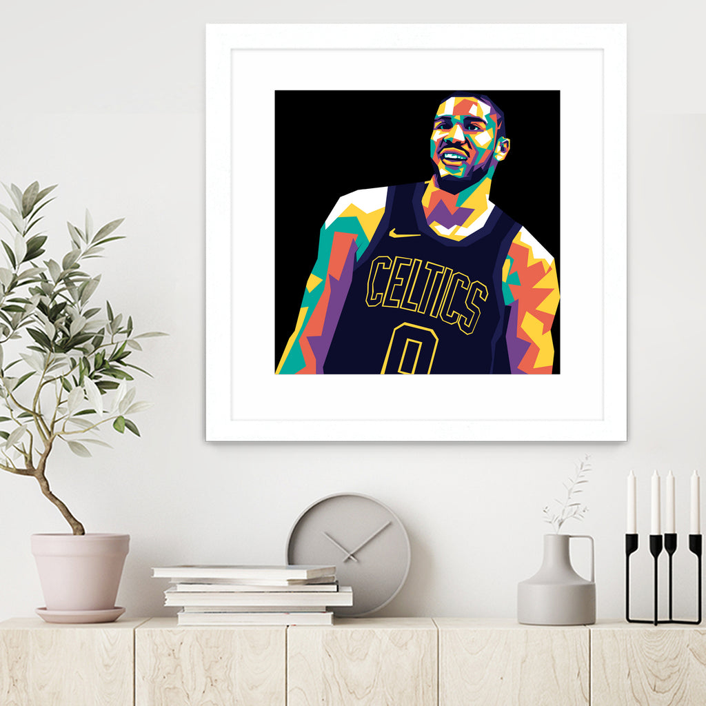 Jayson Tatum by saidi say on GIANT ART - black digital painting