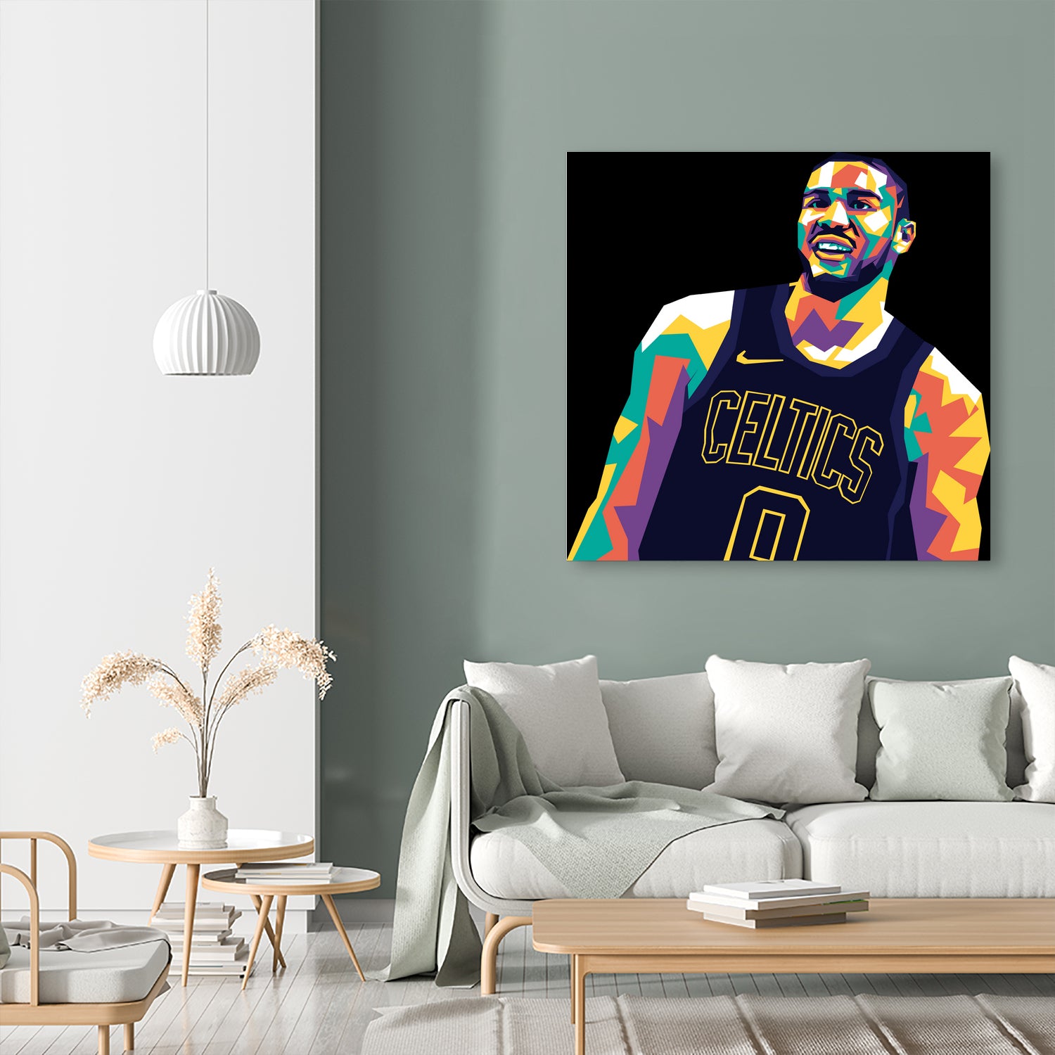 Jayson Tatum by saidi say on GIANT ART - black digital painting