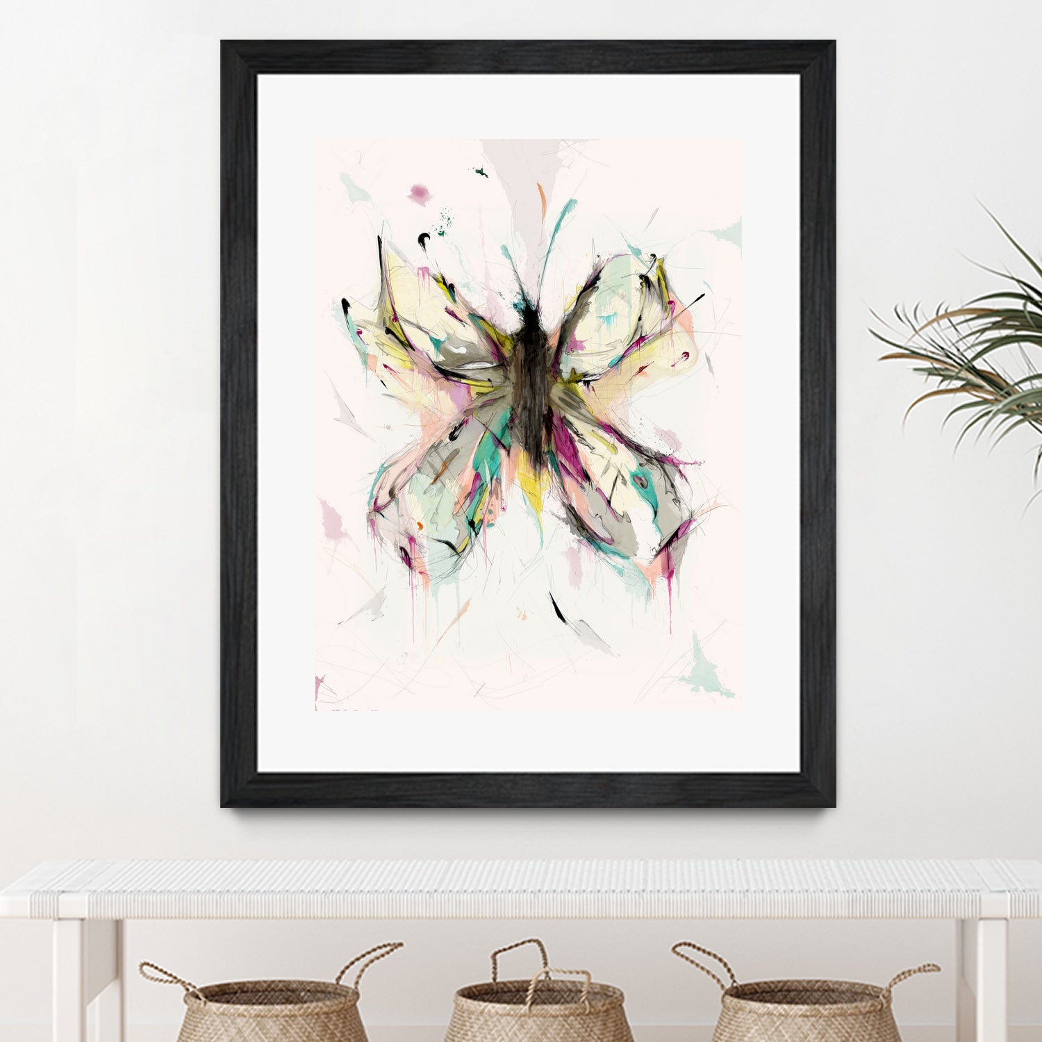 Butterfly by Parker Gibson on GIANT ART - pink digital painting