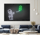 Dollar Balloon by Octavian Mihai Mielu on GIANT ART - green 3d art