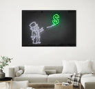 Dollar Balloon by Octavian Mihai Mielu on GIANT ART - green 3d art