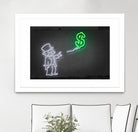 Dollar Balloon by Octavian Mihai Mielu on GIANT ART - green 3d art