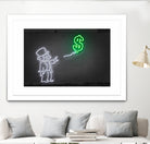 Dollar Balloon by Octavian Mihai Mielu on GIANT ART - green 3d art