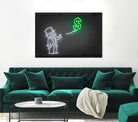 Dollar Balloon by Octavian Mihai Mielu on GIANT ART - green 3d art