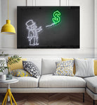 Dollar Balloon by Octavian Mihai Mielu on GIANT ART - green 3d art