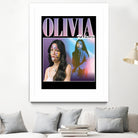 Olivia Rodrigo 90s Vintage by Nguyet Nguyen Thi Bich on GIANT ART - black digital painting