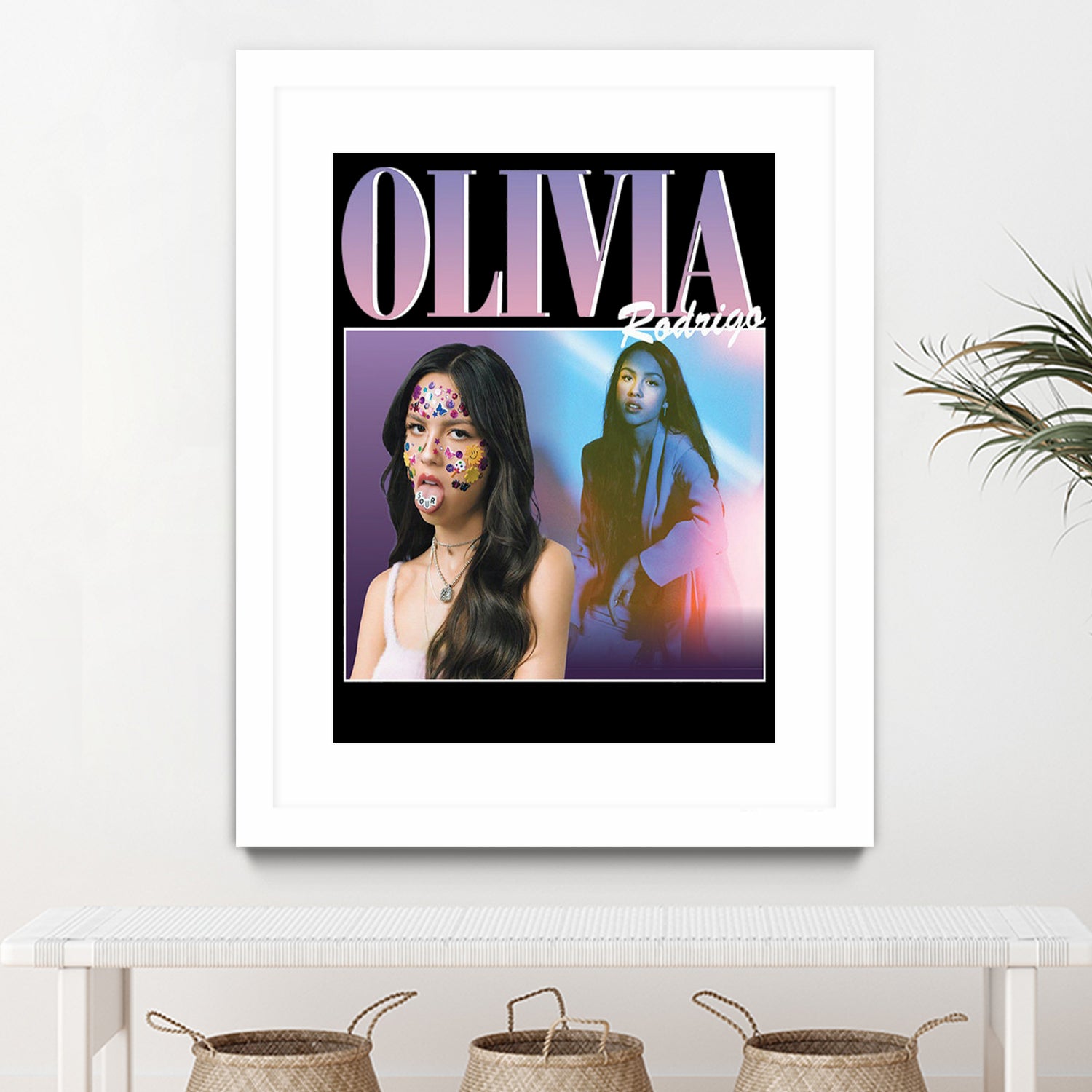 Olivia Rodrigo 90s Vintage by Nguyet Nguyen Thi Bich on GIANT ART - black digital painting