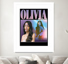 Olivia Rodrigo 90s Vintage by Nguyet Nguyen Thi Bich on GIANT ART - black digital painting