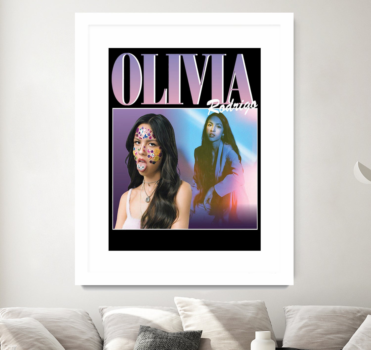 Olivia Rodrigo 90s Vintage by Nguyet Nguyen Thi Bich on GIANT ART - black digital painting