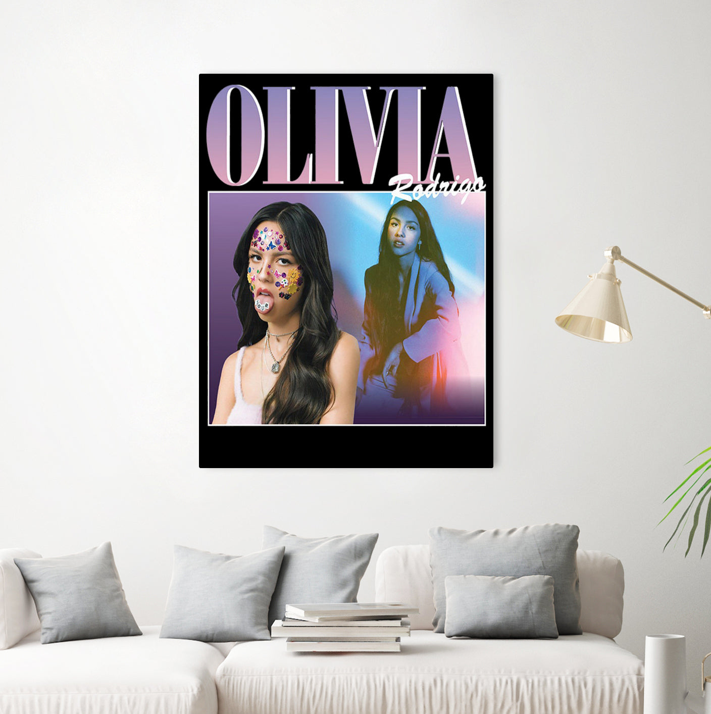 Olivia Rodrigo 90s Vintage by Nguyet Nguyen Thi Bich on GIANT ART - black digital painting