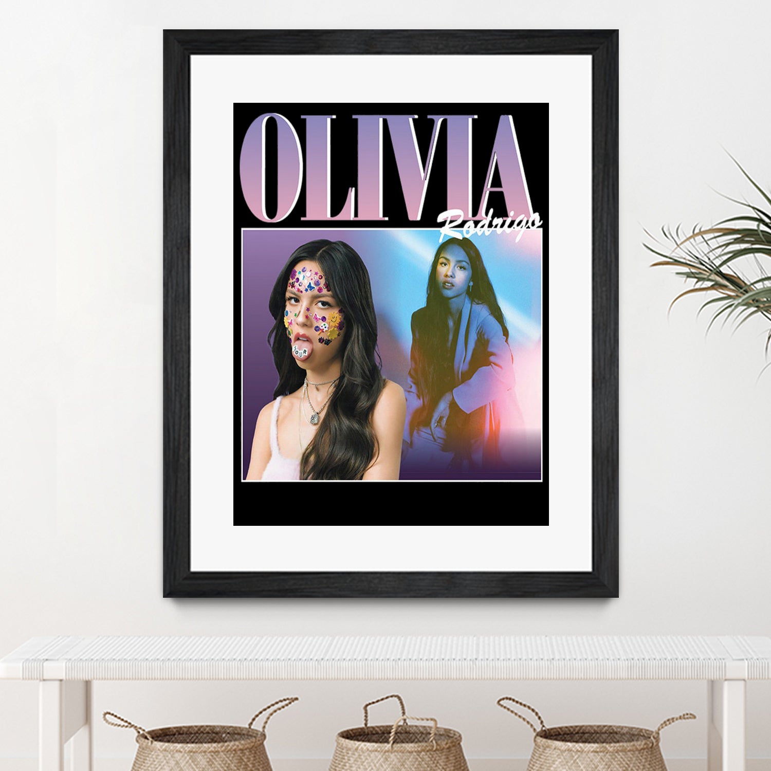 Olivia Rodrigo 90s Vintage by Nguyet Nguyen Thi Bich on GIANT ART - black digital painting