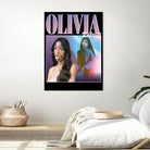 Olivia Rodrigo 90s Vintage by Nguyet Nguyen Thi Bich on GIANT ART - black digital painting