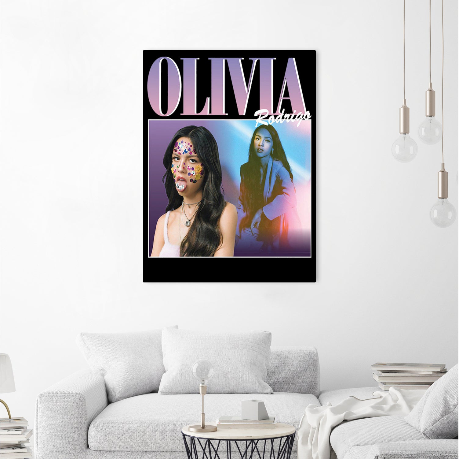 Olivia Rodrigo 90s Vintage by Nguyet Nguyen Thi Bich on GIANT ART - black digital painting