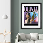 Olivia Rodrigo 90s Vintage by Nguyet Nguyen Thi Bich on GIANT ART - black digital painting