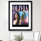 Olivia Rodrigo 90s Vintage by Nguyet Nguyen Thi Bich on GIANT ART - black digital painting