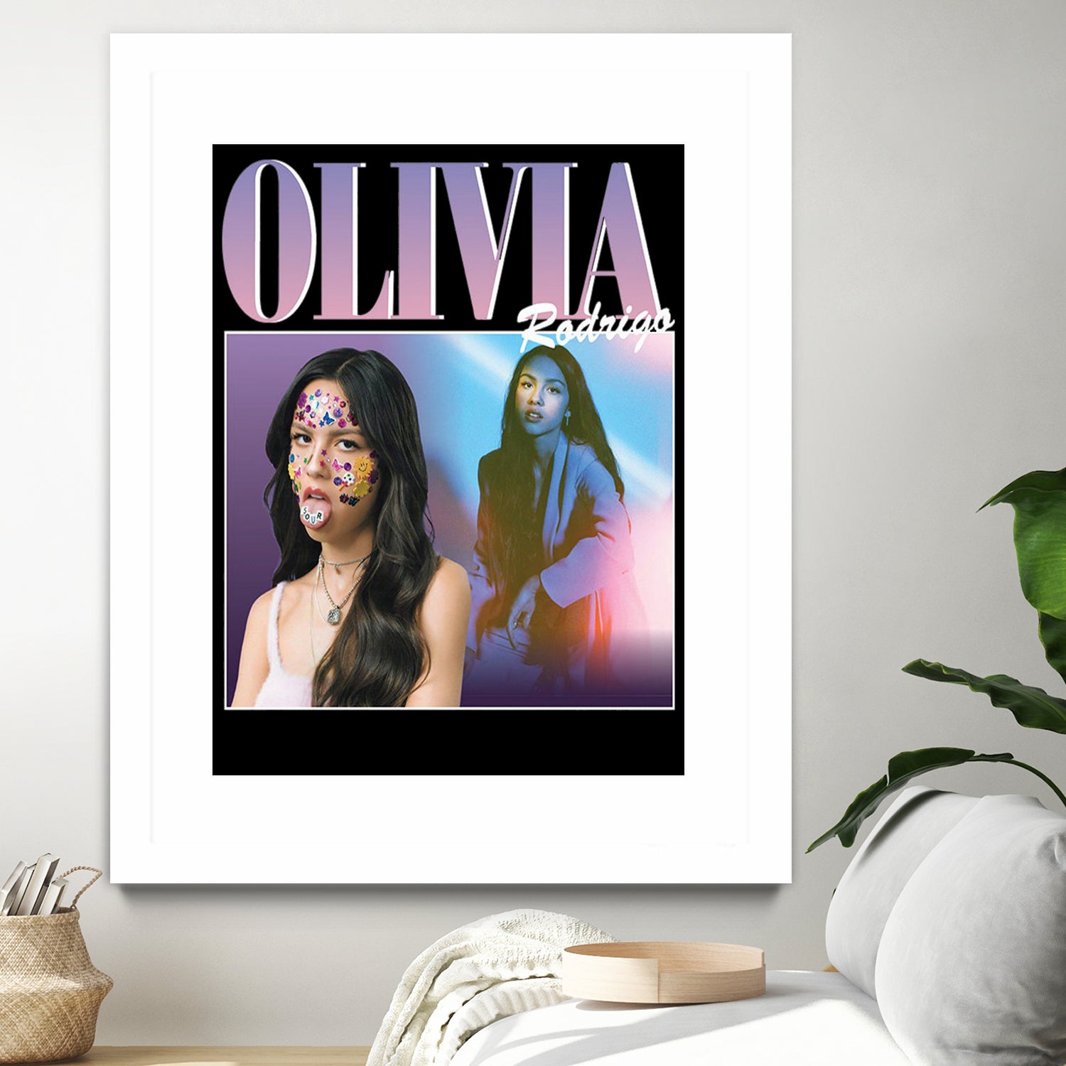 Olivia Rodrigo 90s Vintage by Nguyet Nguyen Thi Bich on GIANT ART - black digital painting