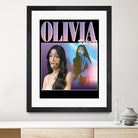 Olivia Rodrigo 90s Vintage by Nguyet Nguyen Thi Bich on GIANT ART - black digital painting