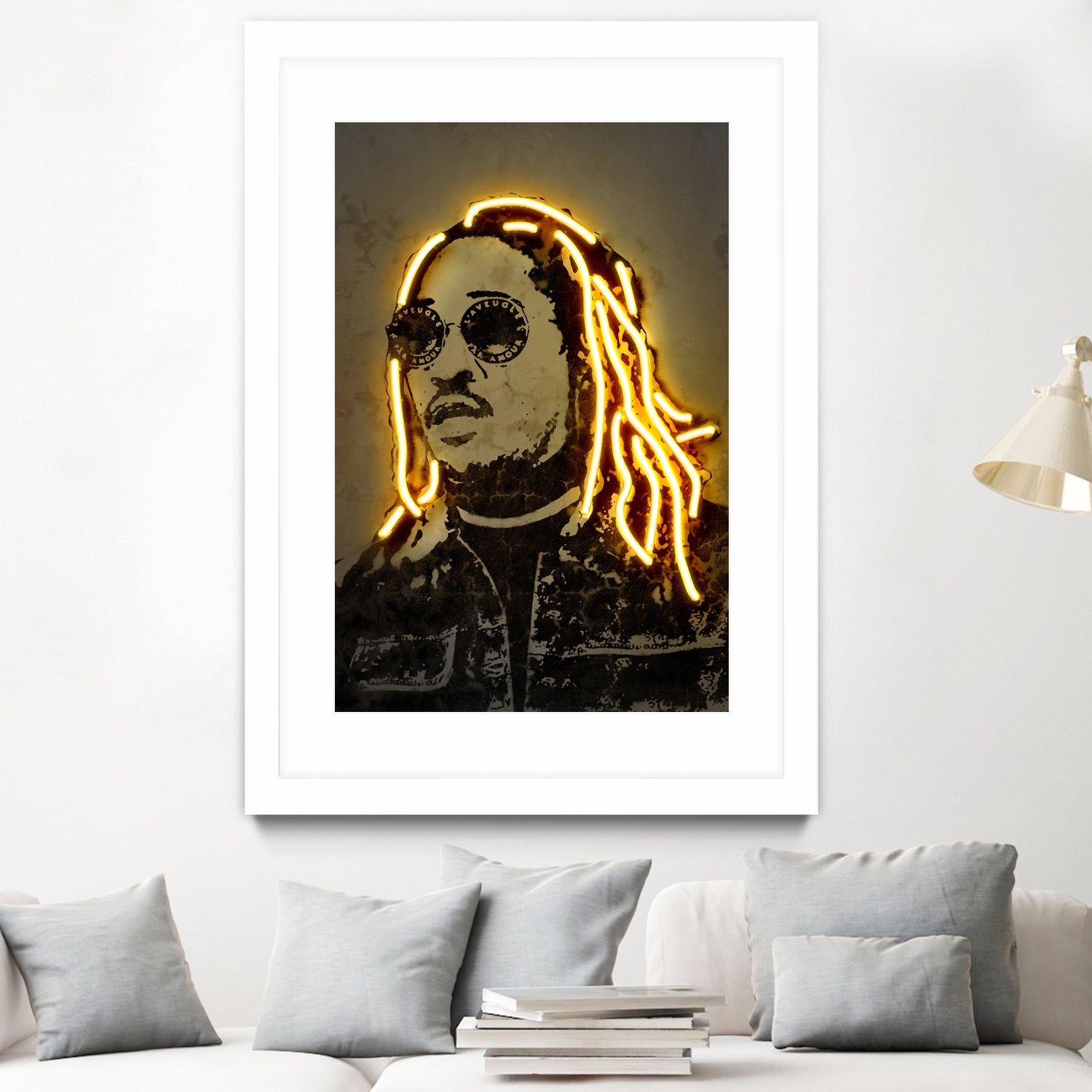 Future by Octavian Mihai Mielu on GIANT ART - yellow digital drawing