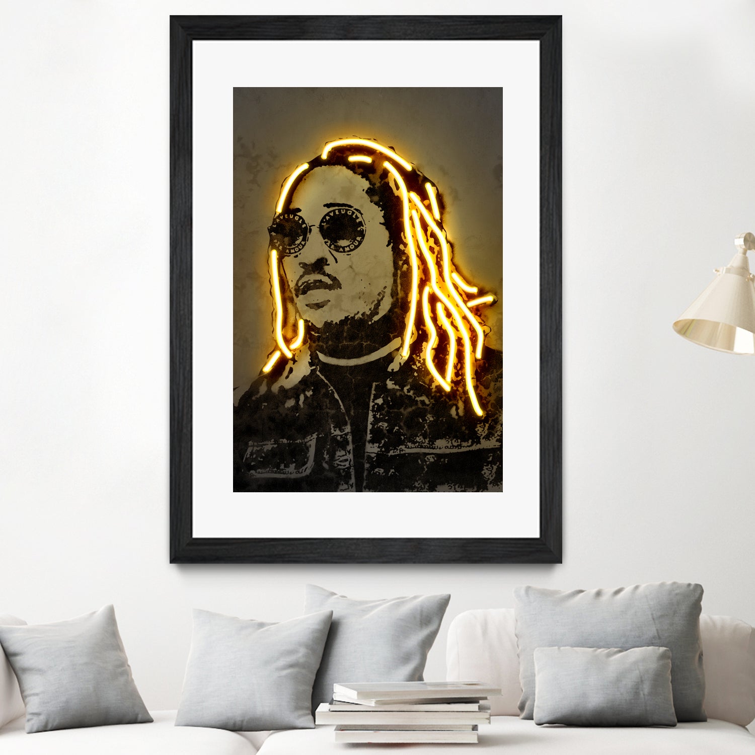 Future by Octavian Mihai Mielu on GIANT ART - yellow digital drawing