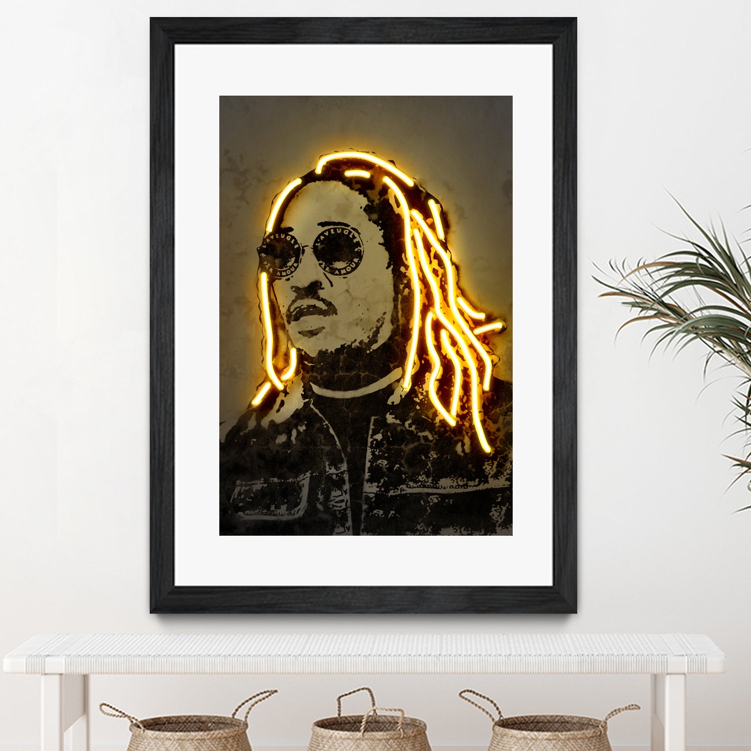 Future by Octavian Mihai Mielu on GIANT ART - yellow digital drawing