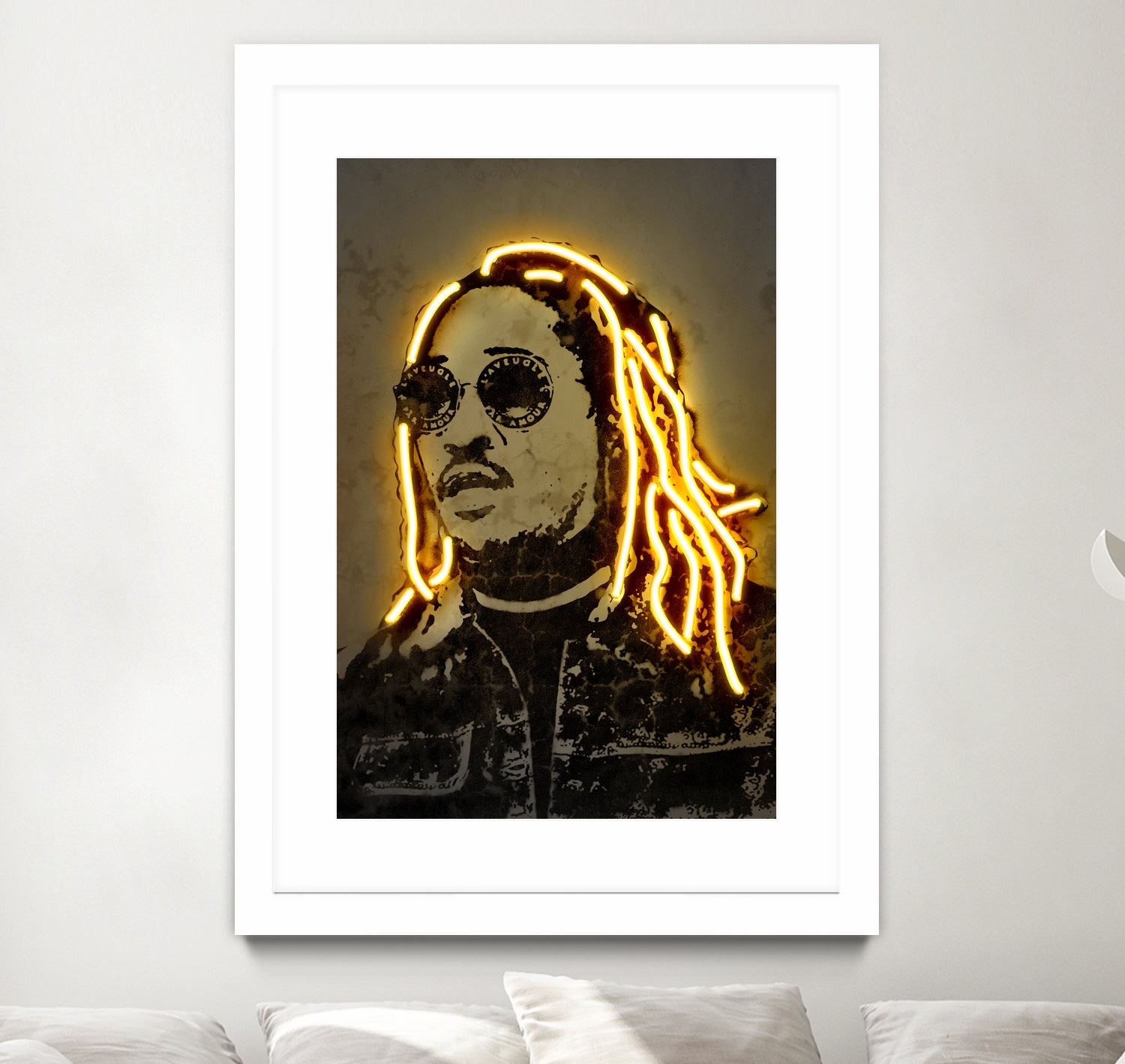 Future by Octavian Mihai Mielu on GIANT ART - yellow digital drawing