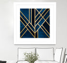 Art Deco Midnight by Elisabeth Fredriksson on GIANT ART - blue digital painting