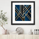 Art Deco Midnight by Elisabeth Fredriksson on GIANT ART - blue digital painting